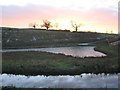 Sunset over Rodden Brook