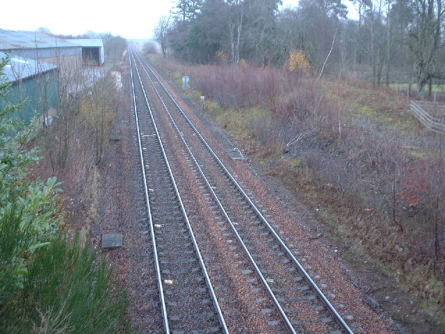 Over tracks looking North East
