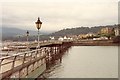 SH5873 : Bangor Pier looking towards the town by Humphrey Bolton