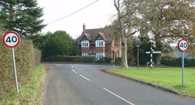 Road Junction on SW side of Maplehurst, West Sussex