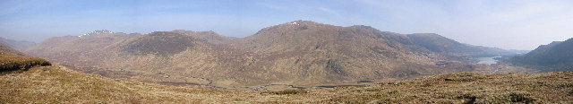 Panorama of upper Glen Affric
