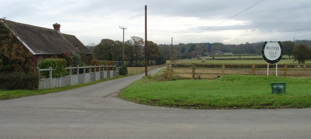 Entrance to Whytings Farm, Magpie Lane, West Sussex