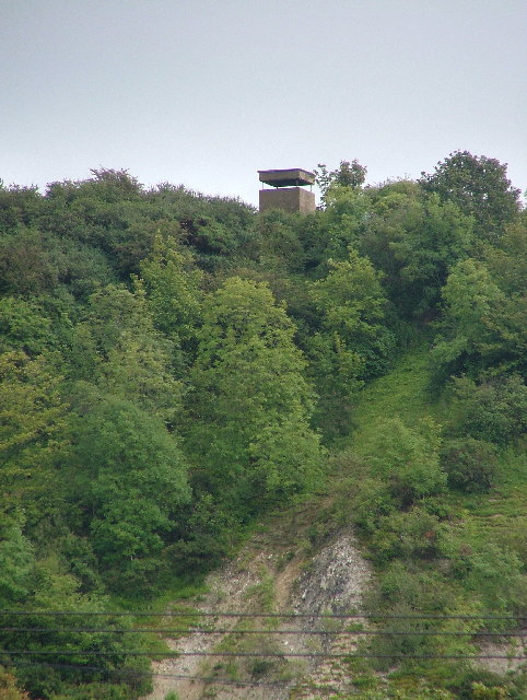 Wartime watch tower at Shide