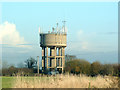 Spaldington,  Water Tower Beside the A614 Between Howden and Welhambridge