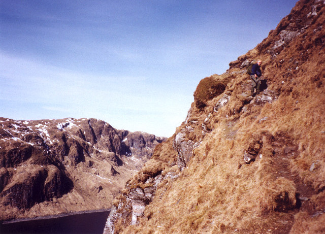 Path on the south ridge of Meall Corranaich
