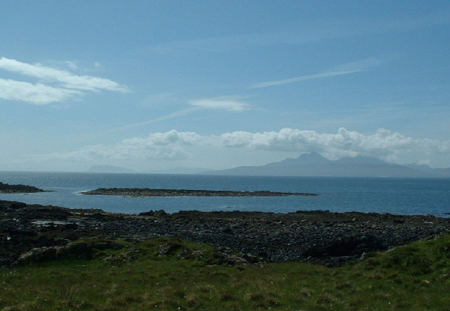 the view to Eigg and Rum