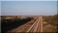 TL0058 : Mainline approaching Sharnbrook by Oliver White