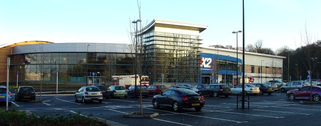 K2 Leisure Centre, Crawley, West Sussex - View from NW