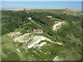 Houses above Ringstead Bay