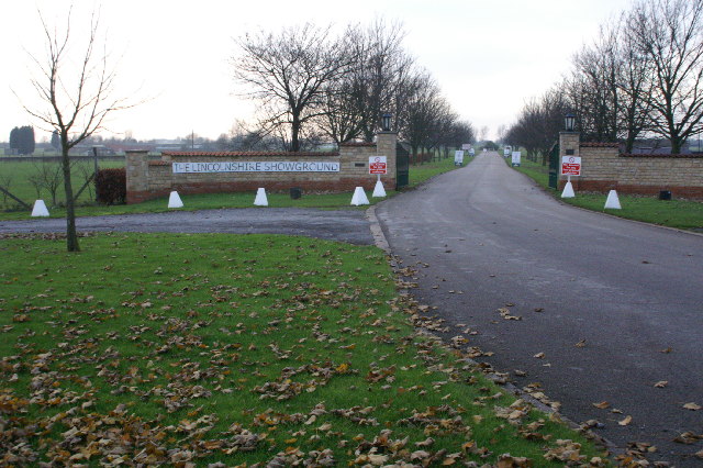 Entrance to Lincolnshire Showground from the A15