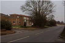 SK9778 : Commercial Buildings at the A1500 A15 junction by Dennis Prangnell