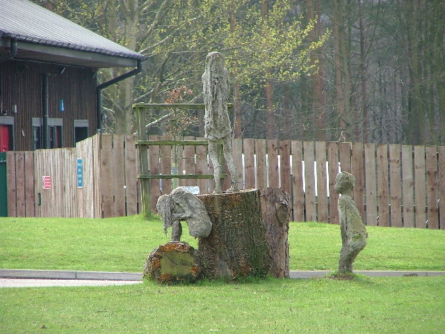 Sculptures, Forest Centre, Cannock Chase