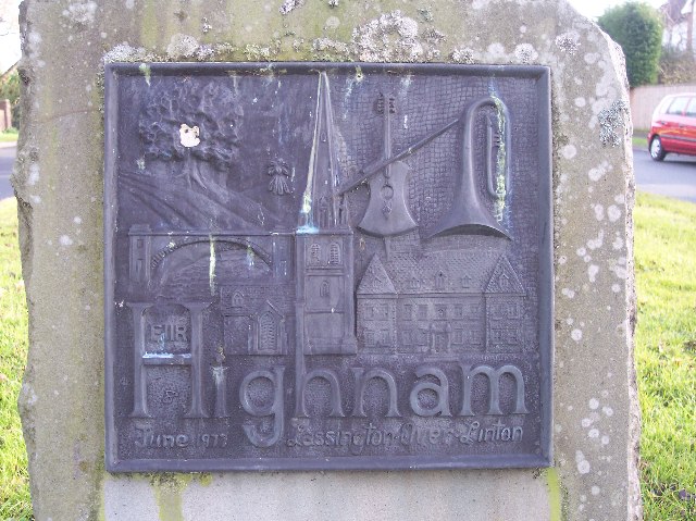 Highnam Village Silver Jubilee Plaque