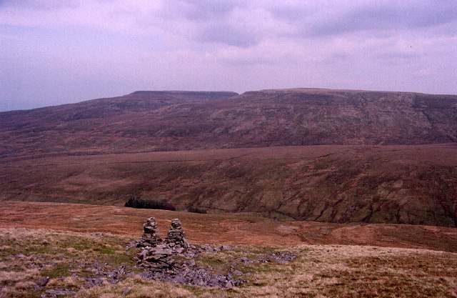 Twin Cairns on West Baugh Fell