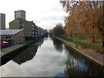 TQ3683 : Hertford Union Canal, Bow by John Davies
