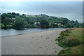 Looking south along the River Wye at Glasbury