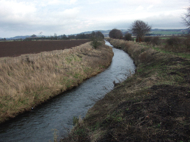 Looking East from Lathrisk bridge