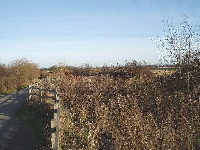 Track off  Wood Lane leading to Stock-in-Hey Farm