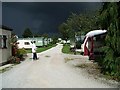 NY6137 : The Helm wind at Melmerby caravan park by Keith Wright