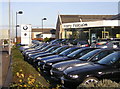 Car Showroom Forecourt, Giffnock