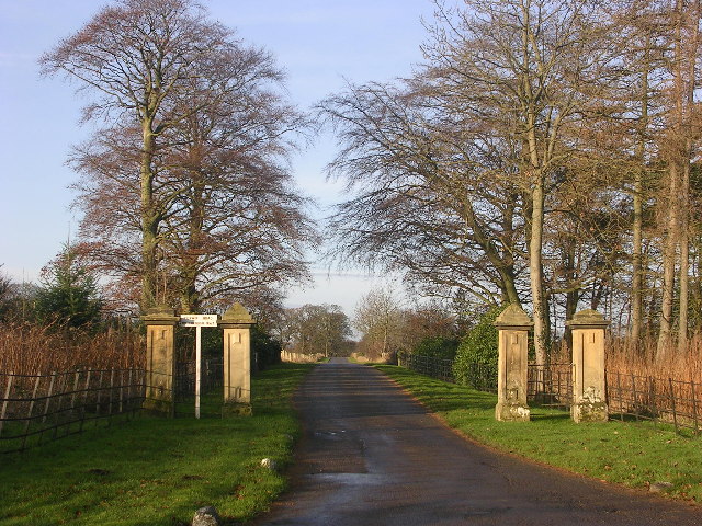 Entrance to Cliffe Hall, near... © Oliver Dixon :: Geograph Britain and ...