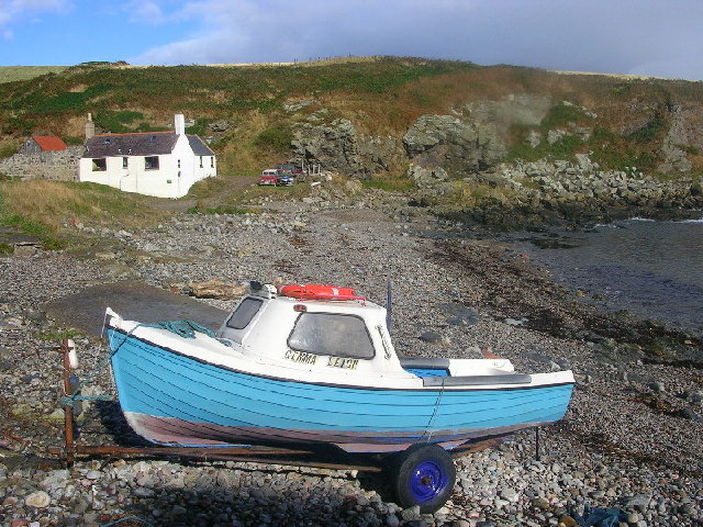 Boat at Newtonhill Harbour