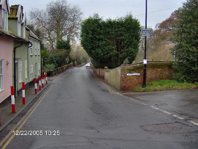 Junction of Earsham Street and Outney Road, Bungay