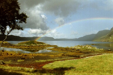 Rainbow at Loch Glencoul