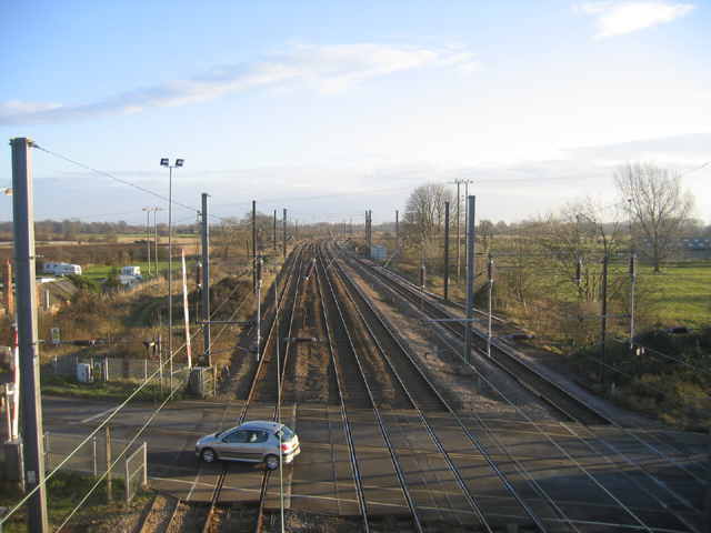 Tallington railway level crossing, Lincs