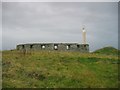 Battery with Anglesey Aluminium smelter chimney behind