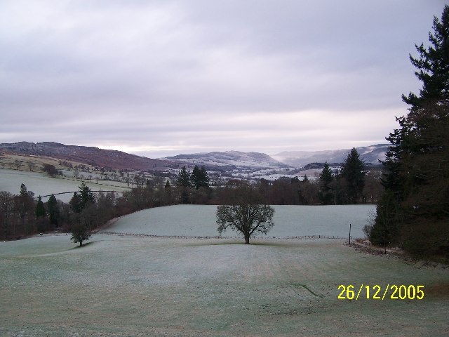 Looking towards Strath Tay valley
