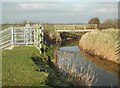 Pilhay Bridge and sluice on Congresbury Yeo river