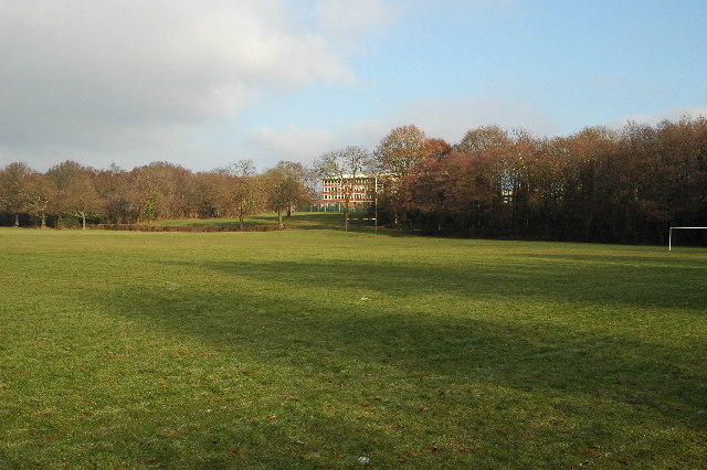Croesyceiliog Comprehensive's rugby pitches.