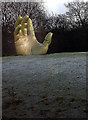 SK5962 : Hand of the golden giant by Andy Stephenson