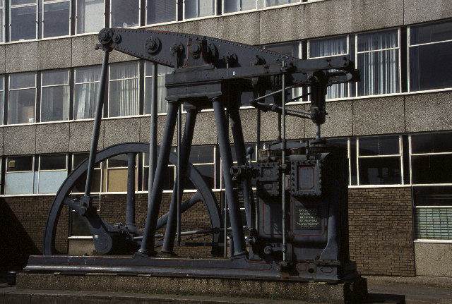 Bedford College - old beam engine