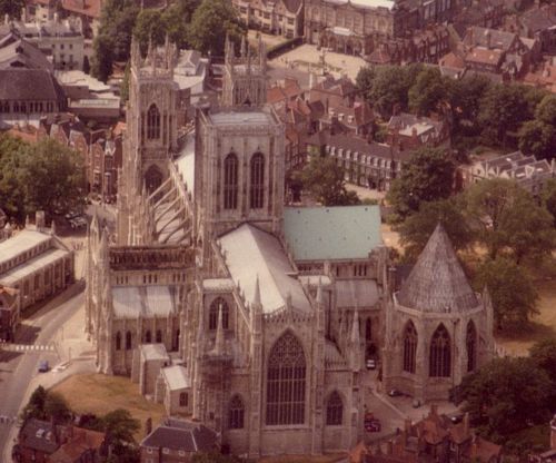 York Minster after the fire