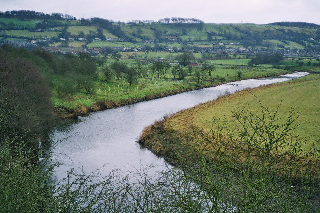 Bend in the River Calder, Whalley