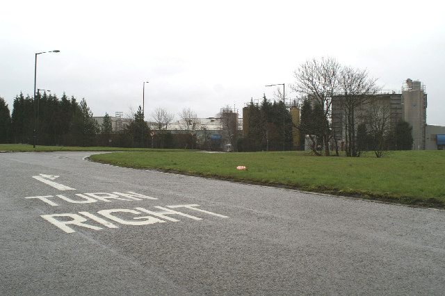 An entry onto the largest roundabout around