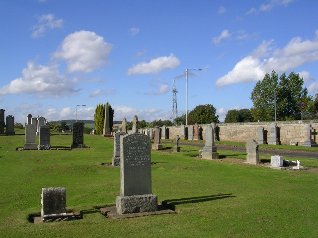 Cupar Cemetery on Ceres Road