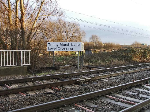 Trinity Marsh Lane Level Crossing