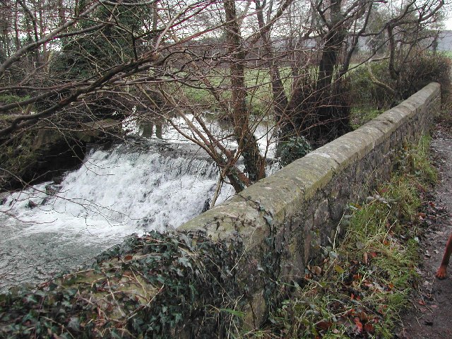 Waterfall on the Congresbury Yeo SW of Wrington