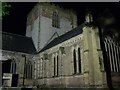 St. Asaph Cathedral at Night.