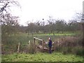 Footbridge into Grove Farm Orchard