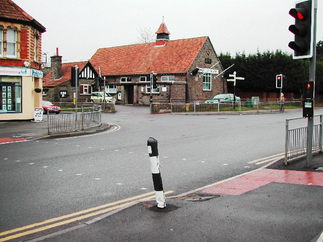 Crossroads in centre of Backwell