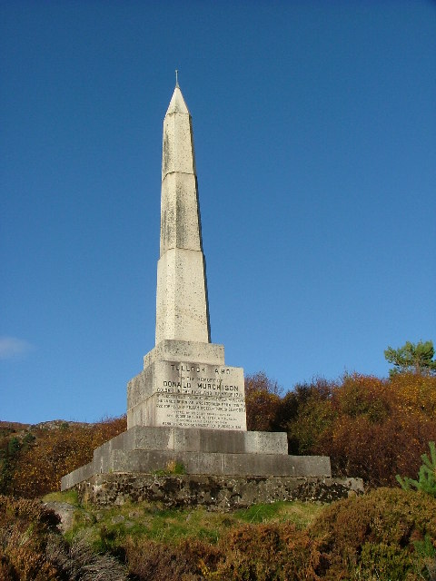 Donald Murchison's Monument, Loch Alsh