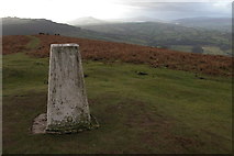 SO4325 : Trig Point on Garway Hill by Philip Halling