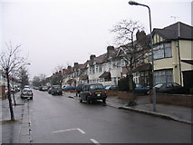 TQ4288 : Redbridge residential street by Andrew Dann