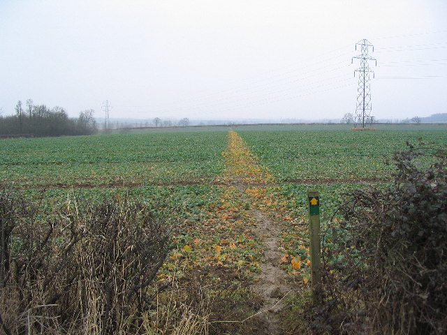 Footpath north of Corby Glen