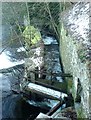 Sluice gate at Colquhalzie