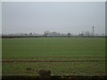 Looking North across the fields to Bentham